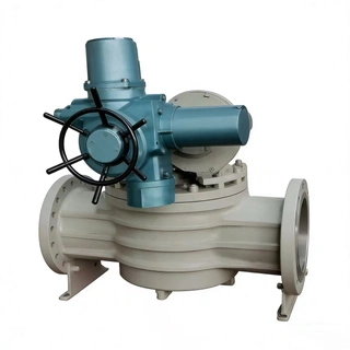 API 6D Plug Valve, A216 WCB, 3 IN, 150 LB, Electric Operated