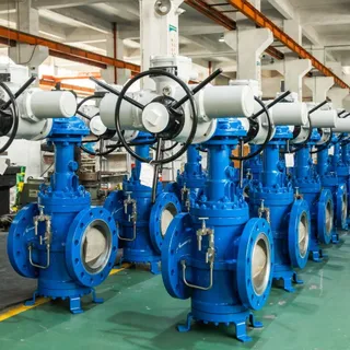API 6D Orbit Plug Valve, 18 Inch, 300 LB, ASTM A216 WCB, RF