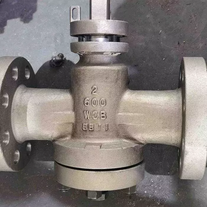 Válvula de tapón ASTM A216 WCB, 2 pulgadas, 600 LB, API 6D, RF