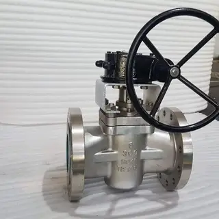 SS 904L Sleeved Plug Valve, 6 Inch, 300 LB, API 6D, API 599