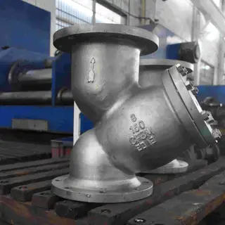 ASTM A351 CF8M Y-Strainer, 8 Inch, 150 LB, ANSI B16.34