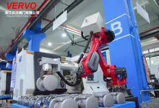 Industrial Robot Arm for Valve Manufacturing