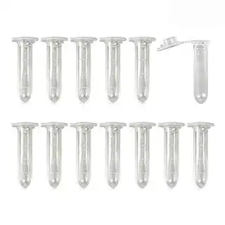 2 ml Centrifuge Tubes with Snap Cap, 200 Pack, PP Plastic