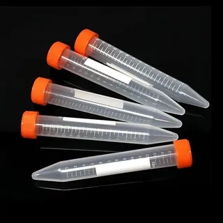 Conical Bottom Centrifuge Tubes with Graduation, 15 mL, PP