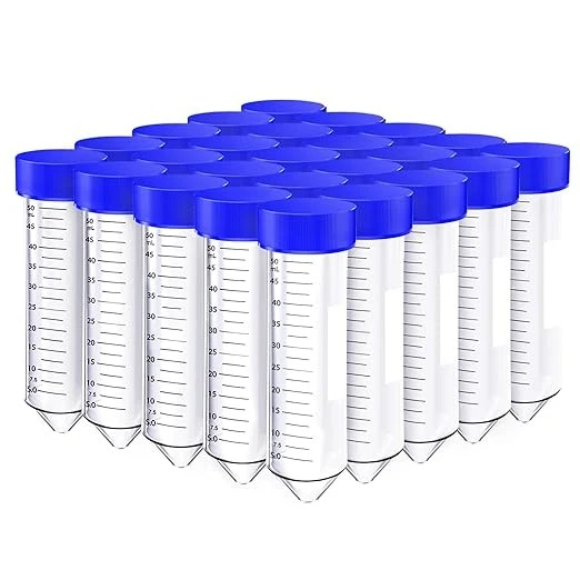 50 mL Conical Centrifuge Tube, Plastic, Leak-Proof Screw Cap