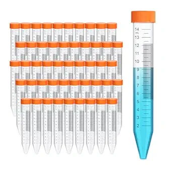 Sterile Centrifuge Tubes, 15 mL, DN/RNase Free, Screw Caps