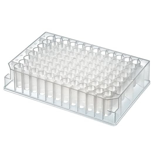 96 Round Bottom Deep Well Plate, PP, 1.1 mL, Autoclavable