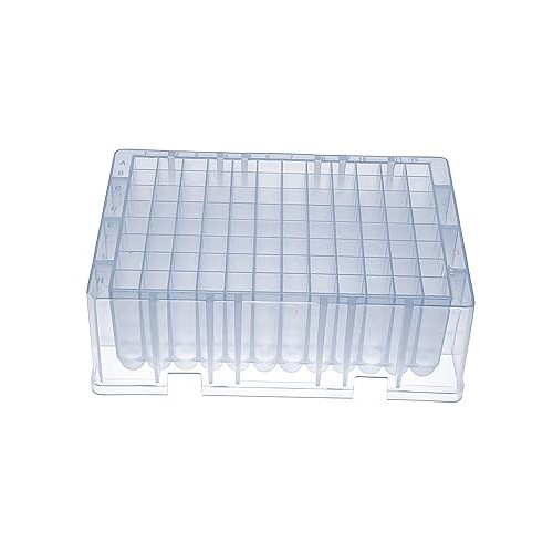 Autoclavable 96 Deep Well Plate, Round Bottom, 2.2 mL, 5 PCS