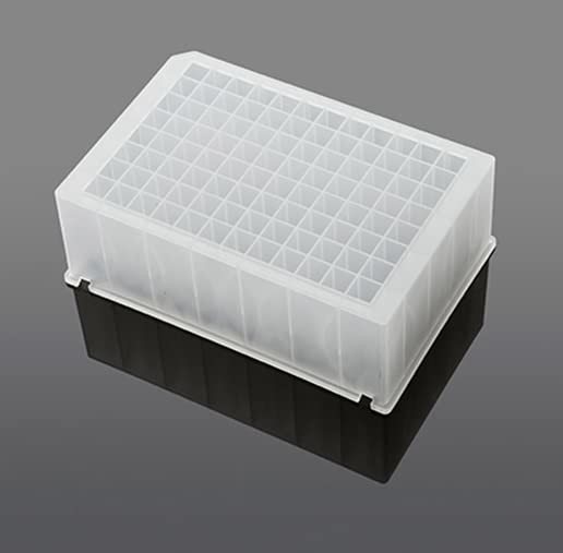 PP Deep Well Plate, 2.2 mL, Square Well, No Cap, V Bottom