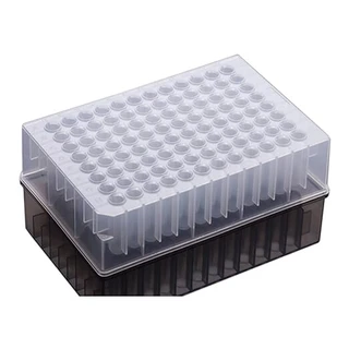 Sterile Deep Well Plate, 2.2 mL Volume, U-Bottom, Square, PP