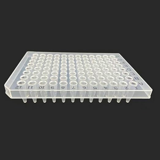 Half-Skirt PCR 96 Well Plate, 0.2 ML, PP, Transparent