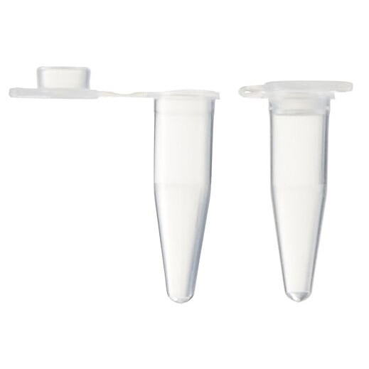 Individual PCR Tube, Flat Cap, 0.2 mL, DNase/RNase Free, PP