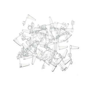 Low Profile Single PCR Tube, Optical Cap, Thin Wall, 0.1 ML