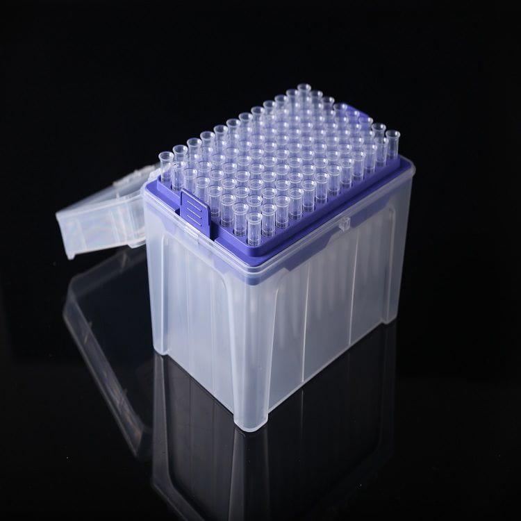 10μl Low Retention Sterilized Pipette Tips, No RNase DNase