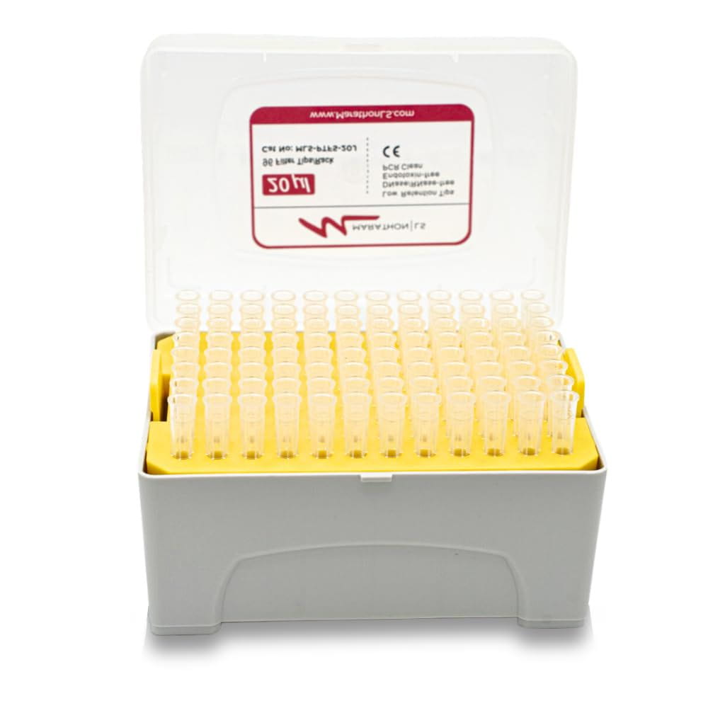 Low Retention Pipette Tips with Filter, PP Plastic, 20 ul