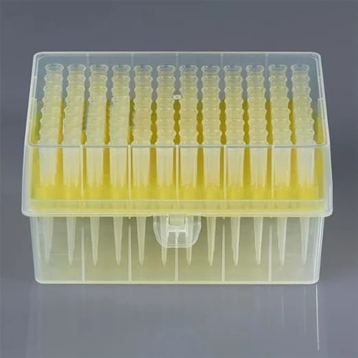 100 µL Filtering Pipette Tips, Ultra Clear PP, 96 Tips/Rack