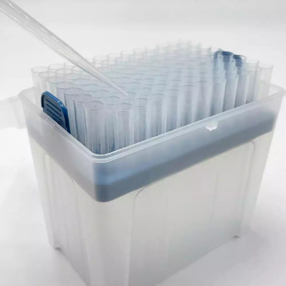 1250µl PP Pipette Tips, ISO 13485, ISO 9001, Sample Free