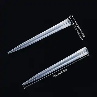 10 mL Universal Micro Pipette Tip, PP, Clear, 100 Pcs / Bag