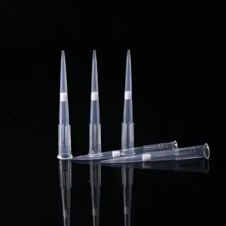 20μl Plastic Micropipette Tips for Sampler, Low Retention