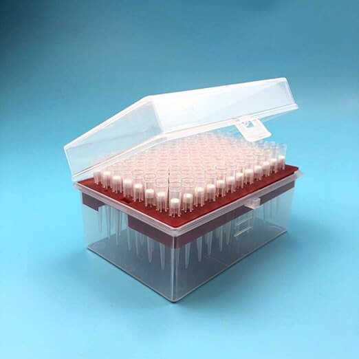 RNase/DNase Free Filtering Pipette Tips, PP, Clear, 200 µL