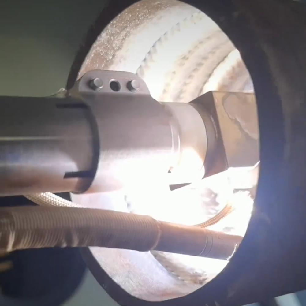 Weld overlay pipe