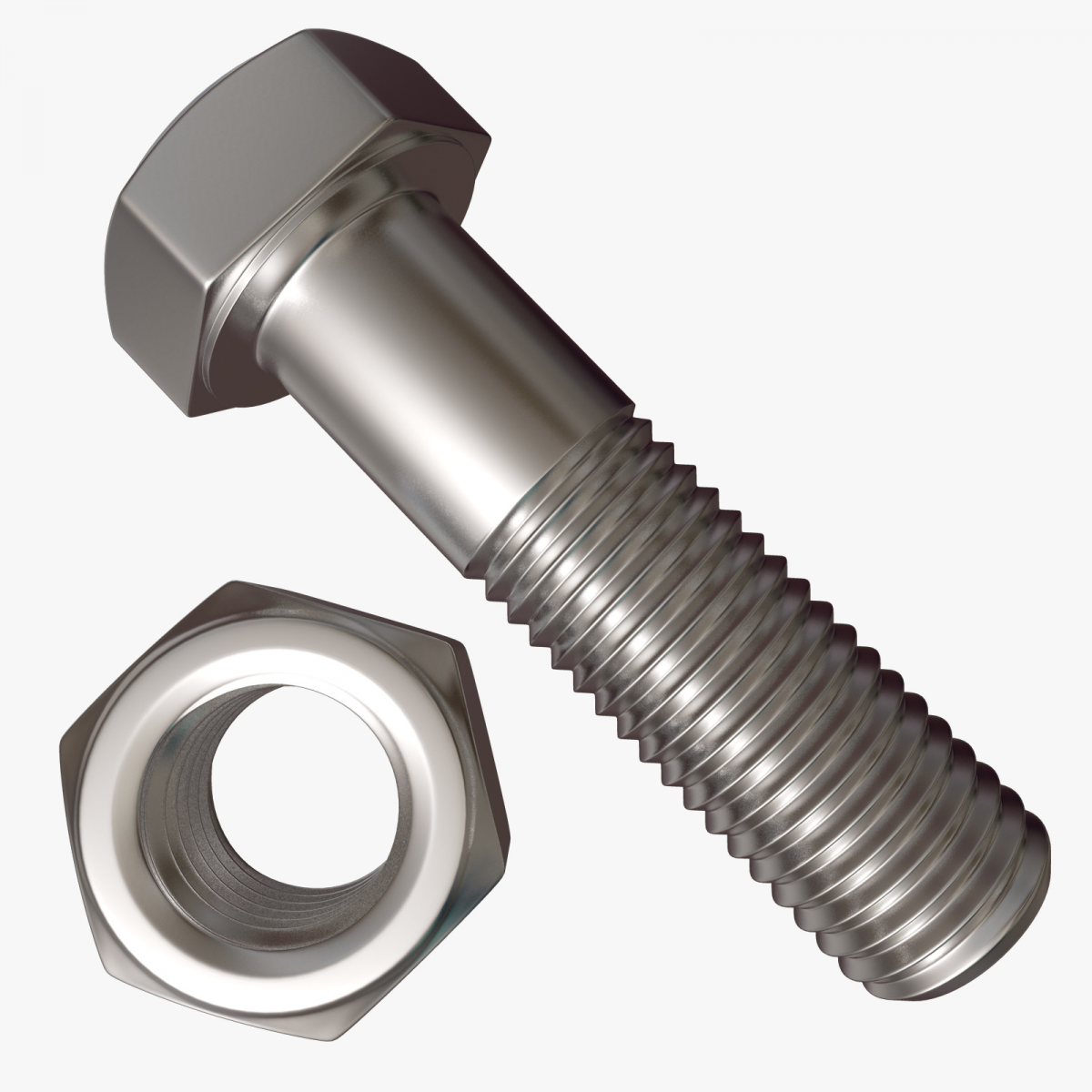 3/4Inch,120mm Stud Bolt with Nuts ASTM A193 B7/A194 2H.