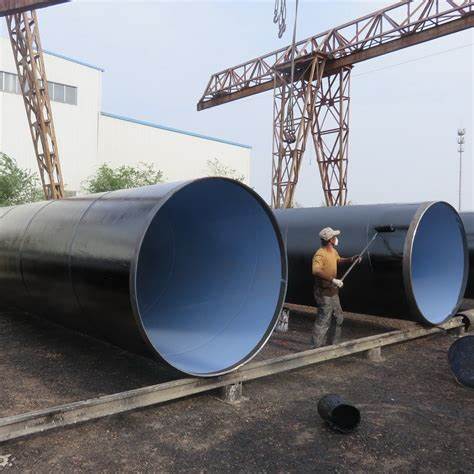 3PE Coated S235JR SSAW CS Pipe
