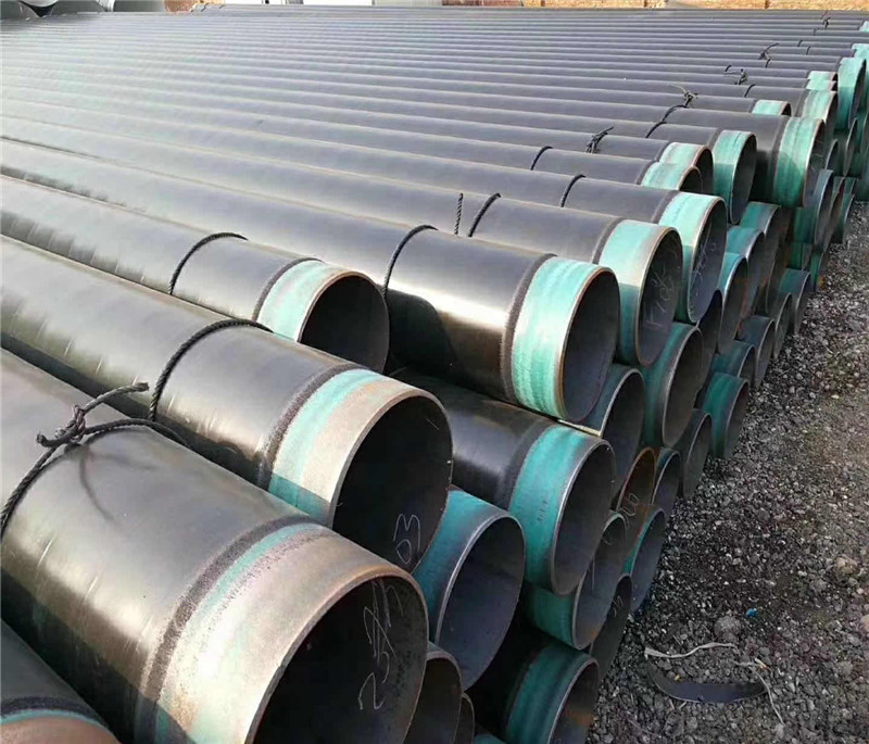 Polyethylene coating 3LPE=3,2mm, S235JR Steel pipes DN 1020x10