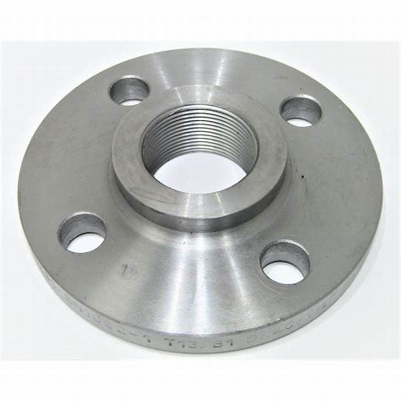 Threaded Pipe Flange,2 In,Class 150, SS304L,Raised face,ASME B16.5