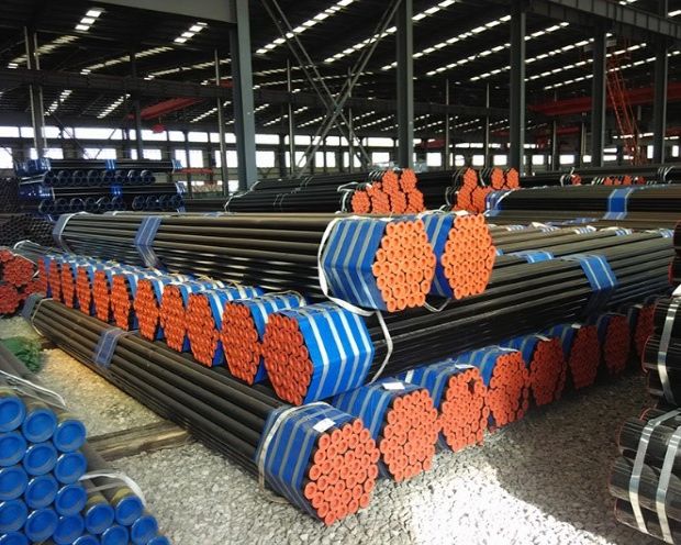 Steel Pipes in Orderly Production