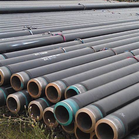 Characteristics of plastic-coated composite steel pipes for mining