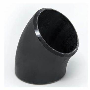 ASTM A234 WPB 45 Degree LR CS Elbow, 6 Inch, SMLS, SCH.80