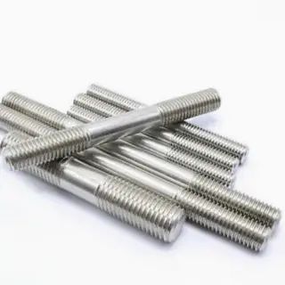 Fully Threaded Stud Bolt Inconel 617 Fully Threaded Stud Bolt With C/W 2 X Heavy Hex Nut
