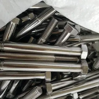 DIN6921 Inconel 625 Incoloy 718 C276 Bright Nickel Alloy Hex Flange Bolt