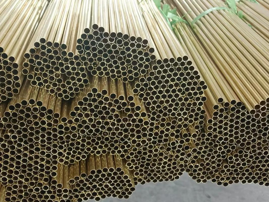 SEAMLESS DRAWN STRAIGHT TUBE DIM. : OD 19.05MM X THK 1,65MM ASTM B111 C70600