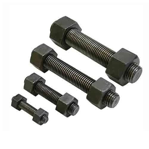 5/8 INCH STUD BOLT LENGTH 4 INCH WITH 2 HEX NUT A193-B7/A194-2H