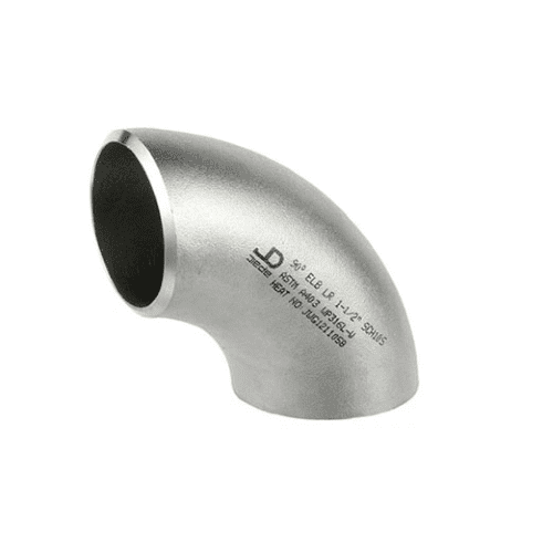 90 Degree Stainless Steel Elbow Long Bend Pipe Fittings Short Sanitary Welded Elbow