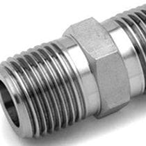 ASME B16.11 ASTM A105 1/2 IN DN15 Pipe Fitting Threaded Nipple