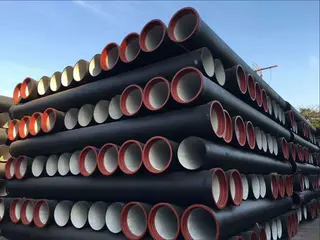 K9 factory Ductile iron pipe for water transport EN545