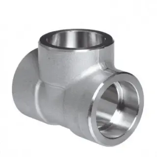 Reducing TEE Socket Welded Class 3000 2 X 1 Inch ASTM A182 GR.F316/316L