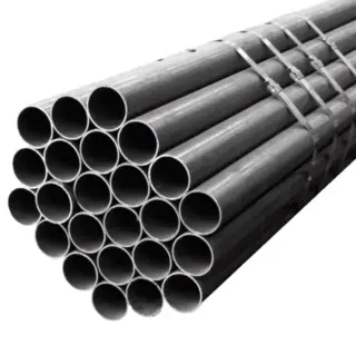 ASTM A333 Gr.6 Seamless Carbon Steel Tube Low Temperature Pipe With Black Painted  14Inch STD