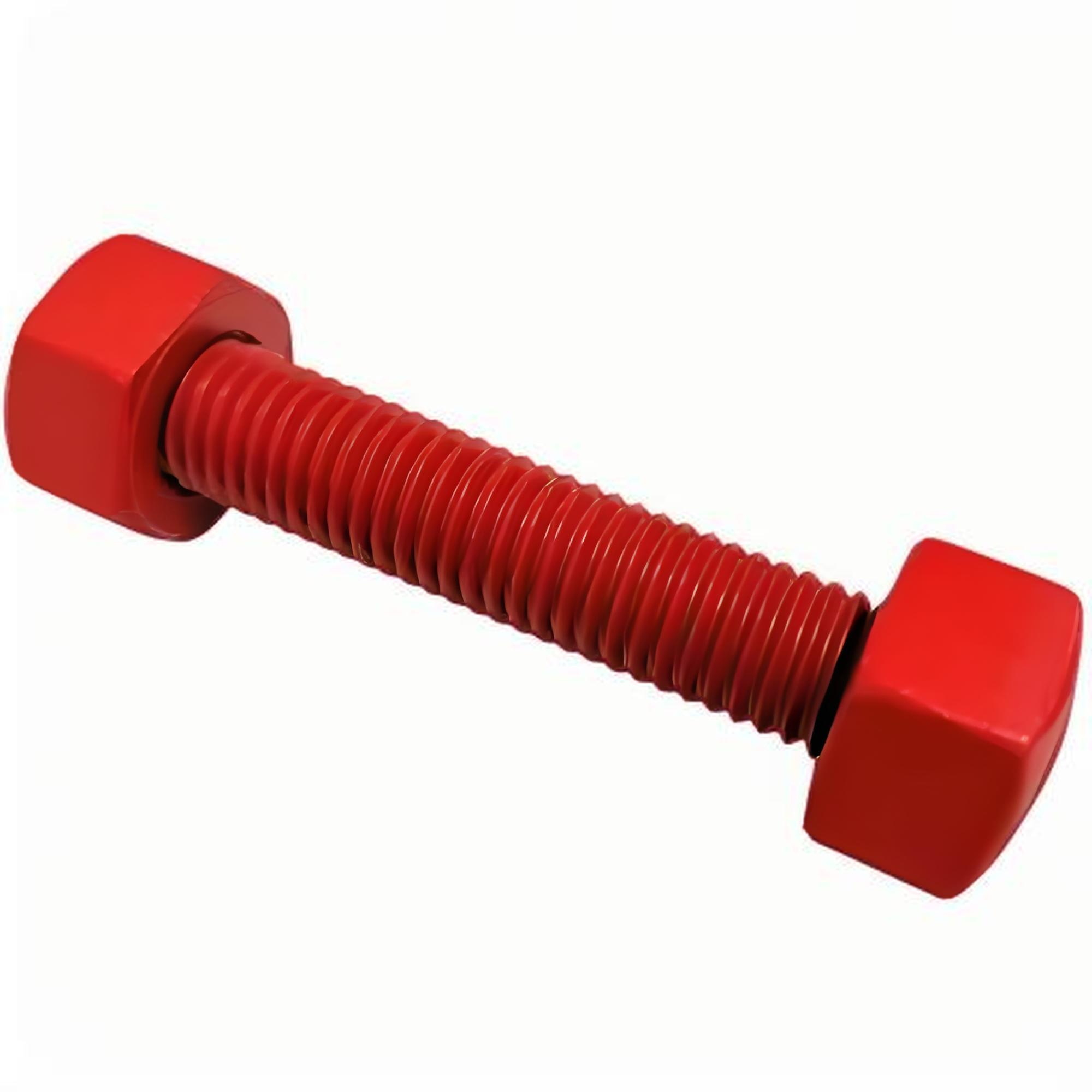 2" x10mm bolts and nuts, each with flat and spring washers