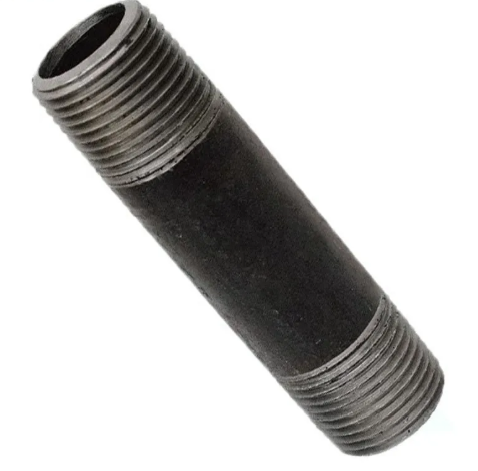 1" PIPE NIPPLE, ASTM A106 GR.B , SCH: 80, NPT Male Threaded