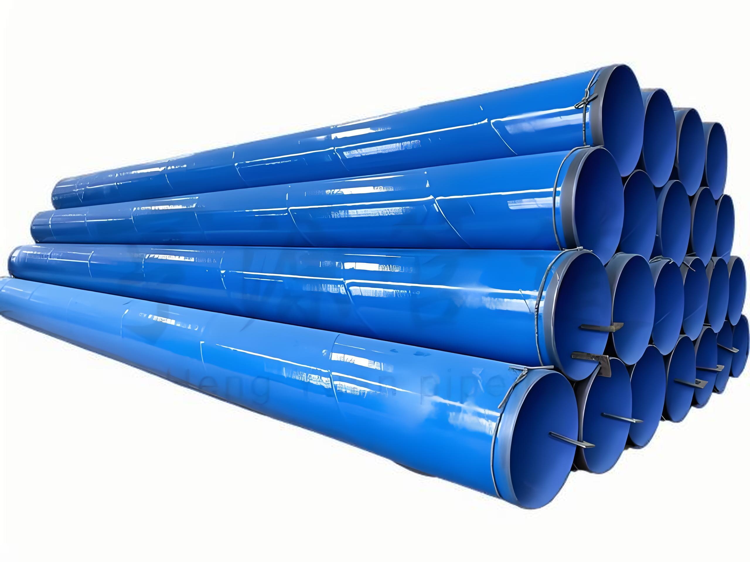 DN250 SCH80, 3LPE Coated, Steel Gas Pipeline