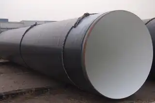 Straight seam steel pipe anti-corrosion painting