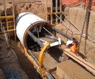 Working principle of pipe jacking