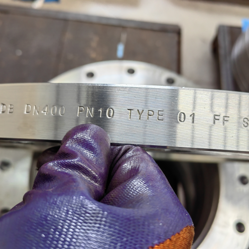 CARBON STEEL ANSI PN10 DN400 TYPE 01 FLANGE EN1092 A105.