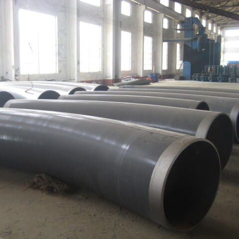45 degree 3LPE coated bend Sch 80 CS 5D