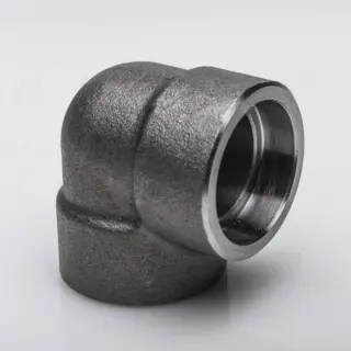 ELBOW  SOCKET WELD 1- 1/2 IN ASTM A105N 90 DEG CL 3000  ASME B16.11.