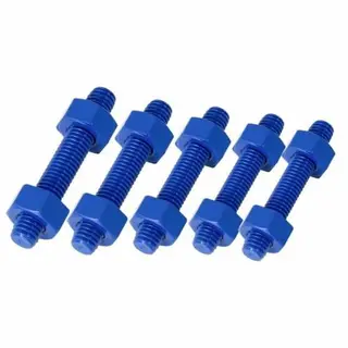 BOLT SET STUD BOLT, A193-B7 WITH A194-2H NUTS M16X90 with coating